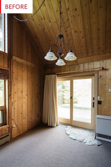 Modern Log Cabin Interior, Log Cabin Renovation, Scandinavian Cabin Interior, Rustic Modern Cabin, Log Cabin Interior Design, Modern Log Home, Modern Cabin Interior, Scandinavian Cabin, Modern Log Cabin