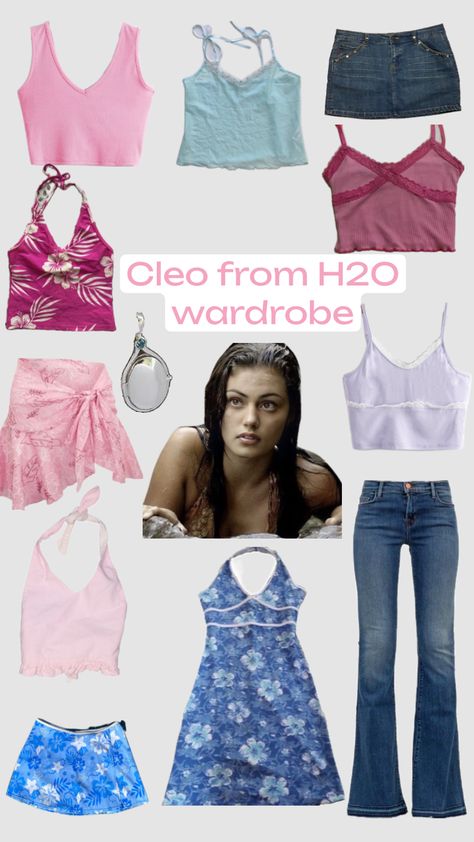 Cleo’s wardrobe 🪸 #fyp #H2O#outfitinspo #2000’s #selfcare #pink #blue #mermaid No Ordinary Girl, H2o Mermaids, Mermaid Outfit, Fits Aesthetic, 2000s Outfits, Blue Mermaid, Fire Fits, Cute Everyday Outfits, Mermaid Fashion