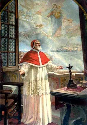 Pope St. Pius V - Feast April 30th Battle Of Lepanto, Happy Feast Day, Cardinal Painting, Saint Teresa, Catholic Books, Holy Rosary, Roman Catholic Church, Catholic Art, Roman Catholic