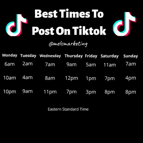 Content Idea For Tiktok, Best Time To Upload Video On Youtube, Best Time To Post Tiktok, Good Times To Post On Tiktok, When Is The Best Time To Post On Tiktok, Best Time To Upload On Instagram, Tiktok Posting Ideas, Content Creator Advice, Content To Post On Tiktok