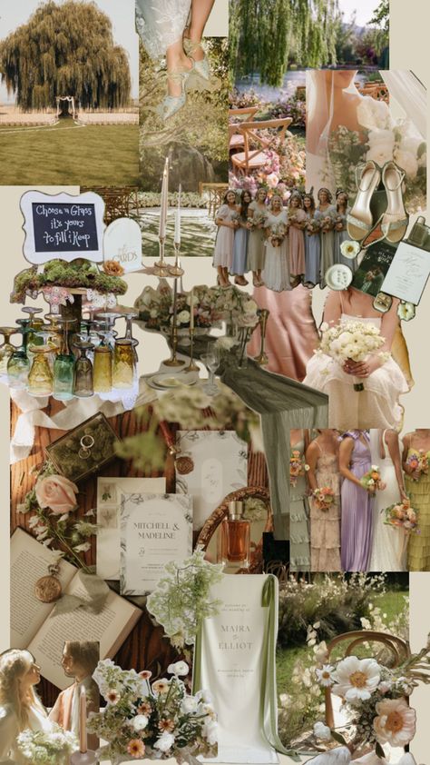 my dream wedding mood board🤍 Wedding Aesthetics Color Schemes, Wedding Pinterest Boards, Wedding Dream Board, Wedding Mood Board Template, Italy Wedding Color Palette, Italian Wedding Color Palette, Garden Wedding Color Palette, Wedding Mood Board Color Palettes, Wedding Ideas Color Schemes