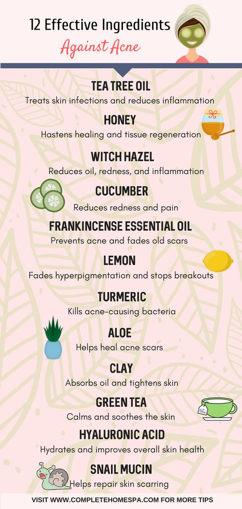 Best Ingredients For Acne, Acne Face Mapping Remedies, Homemade Face Masks Korean, At Home Facial For Acne, Facials For Acne, How To Heal Acne, Masks For Acne, Good Face Masks For Acne, Teas For Acne