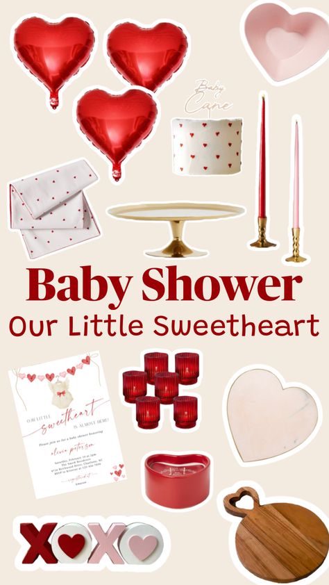 Hearts Baby Shower Theme, February Baby Shower Themes, February Baby Showers, Cat Baby Shower, Cherub Baby, Valentines Baby, February Baby, Valentines Baby Shower, Valentines Day Baby