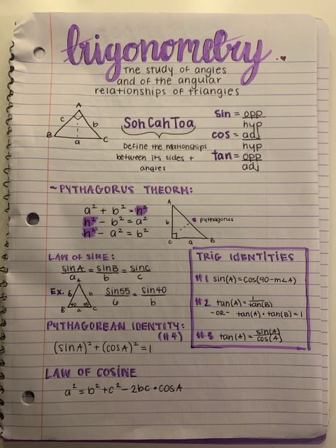 Organisation, Math Notes Ideas Middle School, A Level Maths Notes, Ela Notes, Math Study Notes, High School Notes, Math Revision, Algebra Notes, Notebook Study