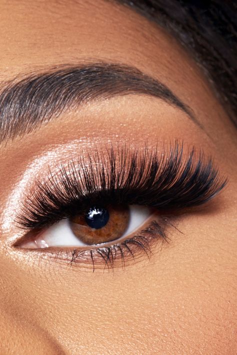 #Full_Eyelashes #Lashes_Volume #Wispy_Eyelashes #Huge_Eyes Cute Fake Eyelashes, Fun Eyelash Extensions, Eyelash Extensions Thick, Soft Glam With Lashes, Thick Lashes Extensions, Eyelash Extensions Inspo Pics, Volume Eyelash Extensions Styles, Big Lash Extensions, Hybrid Set Lashes