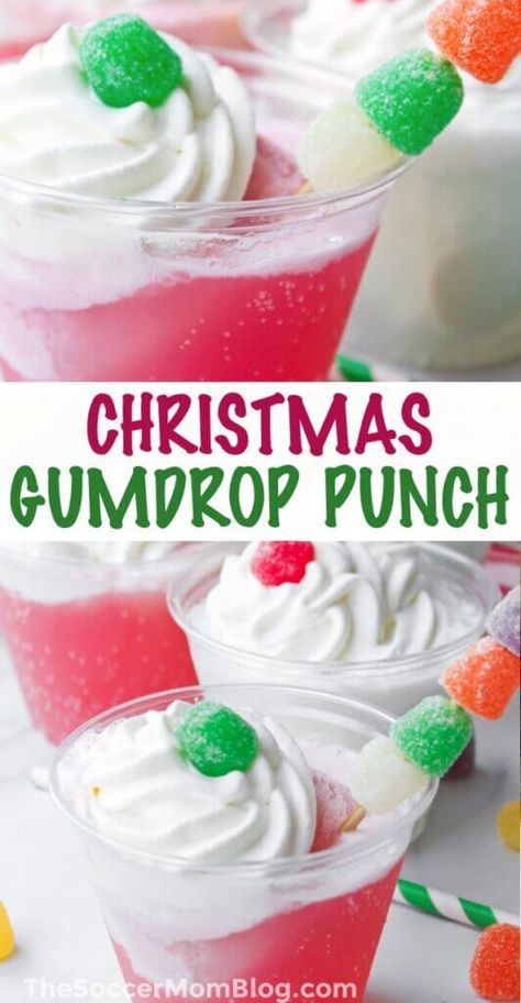 Easy Christmas Punch, Christmas Party Drinks, Sherbet Punch, Christmas Drinks Recipes, Kids Punch, Christmas Punch Recipes, Holiday Punch, Christmas Punch, Punch Recipe