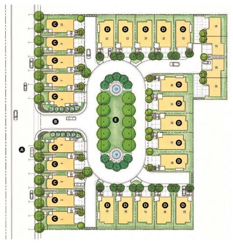 Subdivision Plan Design, Neighborhood Planning Design, Parking Site Plan, Pocket Neighborhood Site Plan, Subdivision Site Development Plan, Parking Design Plan, Parking Lot Plan, Urban Site Plan, City Planning Design Layout