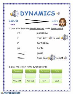 Dynamics, crescendo and decrescendo Language: English Grade/level: 3rd Grade School subject: Music Main content: Music Other contents: Elementary Music, Rhythm Worksheets, Instrument Families, Music Math, Music Worksheets, Elementary Music Classroom, Notes Online, Elementary Activities, Music School