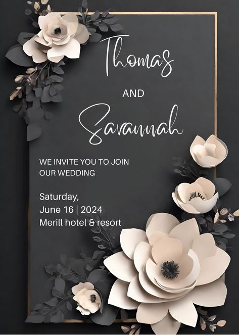 Beautiful Wedding Cards Invitation Ideas, Wedding Card Format, Digital Wedding Invitations Templates, Simple Wedding Cards, Engagement Invitation Cards, Wedding Welcome Board, Photoshop Course, Wedding Card Frames, Digital Invitations Wedding