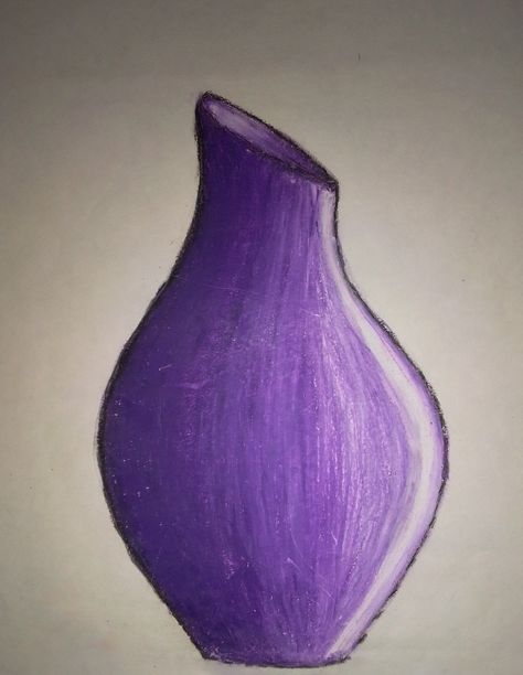 Flower pot's drawing, easy drawing, easy to draw, purple colour, flower pot Flower Pot Drawing With Colour, Flower Pot Drawing, Flower Pot Painting, Flower Vase Drawing, Vase Drawing, Pot Drawing, Media Pictures, Book Sketch, Easy Things To Draw