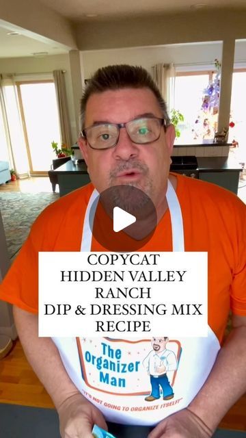 Daniel Cunningham on Instagram: "Copycat Hidden Valley Ranch Dressing Mix Recipe #diy #tips #recipe #foodie #cooking #dip" Ranch Dressing Mix Recipe, Hidden Valley Ranch Dressing, Hidden Valley Ranch, Ranch Dressing Recipe, 50k Views, Ranch Dressing Mix, Hidden Valley, Salad Dressings, Diy Tips