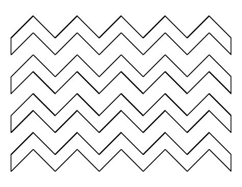 Zig zag pattern. Use the printable outline for crafts, creating stencils, scrapbooking, and more. Free PDF template to download and print at http://patternuniverse.com/download/zig-zag-pattern/ Zig Zag Craft Preschool, Zigzag Pattern Design, Line Design Pattern, Free Printable Stencils, Printable Outline, Zig Zag Design, Coloring Crafts, Zigzag Line, Chevron Arrows