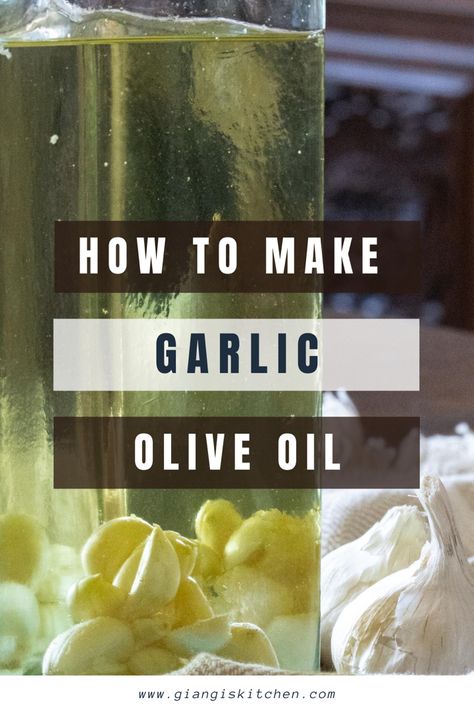 Garlic olive oil Garlic Oil Recipe, Baked Onions, Garlic Infused Olive Oil, Olive Oil Recipes, Garlic Olive Oil, Garlic Oil, Infused Olive Oil, Flavored Oils, 2000 Calorie Diet