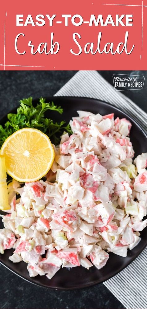 Artificial Crab Salad, Easy Imitated Crab Recipes, Sea Food Salad Ideas, Crab Salad 12 Tomatoes, Homemade Crab Salad, Deli Crab Salad Recipe, 12 Tomatoes Crab Salad, Easy Seafood Salad Recipe, Crab Salad Recipe 12 Tomatoes