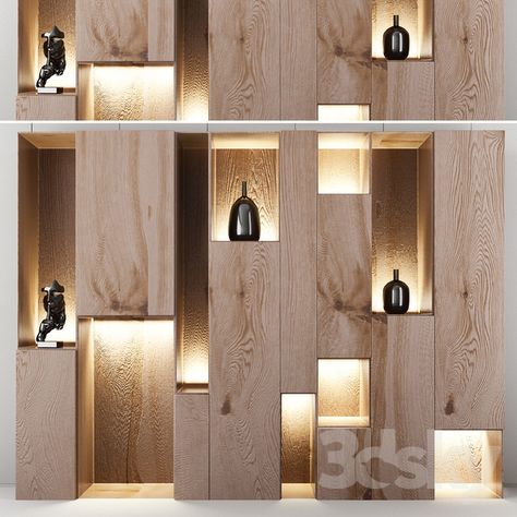 Wardrobe Wood, Wardrobe Display, Lcd Panel Design, Display Cabinet Design, Wall Display Cabinet, Wall Panel Design, Lobby Design, Display Cabinets, Partition Design