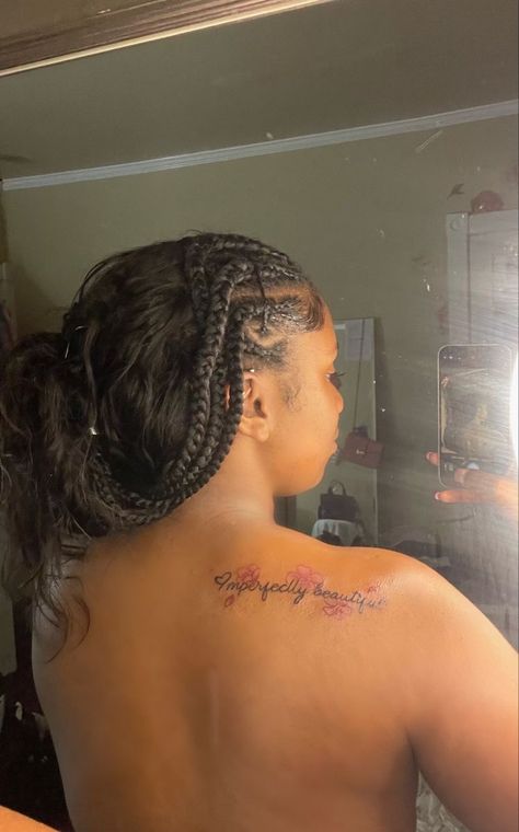 Cute Side Tattoos Black Women, Small Tattoos On Shoulder For Women, Shoulder Tat Black Woman, Shoulder Tattoos For Black Women Unique, Small Side Arm Tattoos For Women, Tattoo Ideas Black Women Self Love, Pretty Hand Tattoos For Women Unique, Unapologetically Me Tattoo, Tattoos Ideas Black Women