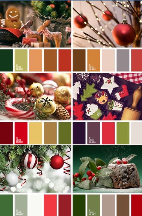 Christmas Green Color Palette, Yule Color Palette, Christmas Color Pallettes, Christmas Pallete Color, Retro Christmas Color Palette, Christmas Color Ideas, Christmas Colour Palette, Fall Halloween Nails, Holiday Color Palette