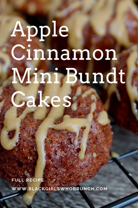 Apple Cinnamon Mini Bundt Cake, Thanksgiving Mini Bundt Cake Ideas, Maple Mini Bundt Cakes, Apple Mini Bundt Cake Recipes, Mini Bundt Cakes From Cake Mix Boxes Chocolate, Moist Mini Bundt Cake Recipes, Fall Mini Bundt Cake Recipes, Mini Apple Bundt Cakes, Dash Mini Bundt Cake Recipes