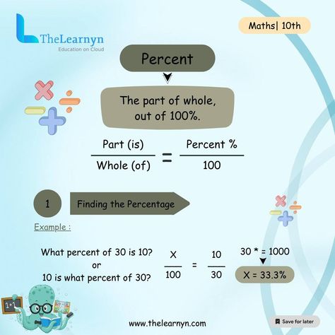 🔢 Mastering Percentages: Unlocking the Magic of Numbers! Are percentages giving you a headache? Fear not! Let's dive into the world of percentages and unveil the secrets behind finding the percentage and percentage change formula. 🔍 Finding the Percentage Formula: Want to know how to calculate the percentage of a number? It's simple! Just multiply the number by the percentage and divide by 100. Voilà! You've got the percentage! 🔄 Percentage Change Formula: Ever wondered how to calculate t... Percentage Of A Number, Percentage Formula, Percent Of A Number, Learning Mathematics, School Study, School Study Tips, Study Notes, Study Tips, Headache