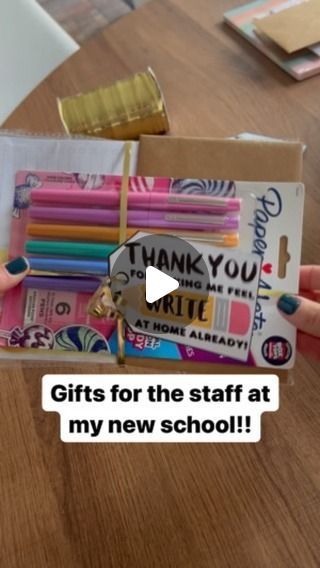 Rachel | 2nd Grade Special Education Teacher on Instagram: "Gifts for staff at my new school✨  Gift tags from @pocketfulofprimary   I made these small gifts for my co-teacher, principal, supervisor and secretaries!" Pre Service Teacher Gifts To Students, Back To School Teacher Gifts From Admin, Gifts For Staff, School Secretary Gifts, Gift For Principal, Elementary School Principal, Secretary Gifts, School Secretary, Principal Gifts