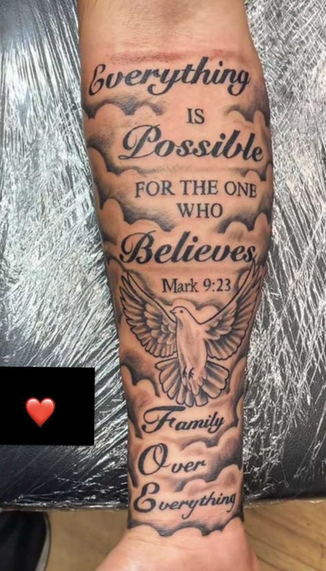 The broken heart stands out as a symbol of profound emotional resonance, representing not just heartbreak, but resilience, healing, and evolution. In this Tattoos For Men Bible Verse, Tattoo Idea For Shoulder, Scripture Sleeve Tattoos, Men’s Bible Tattoos, Breakthrough Tattoo Ideas, Quote Forearm Tattoo For Men, Womens Biblical Tattoos, Tattoo Ideas For Men Forearm Bible Verse, Arm Tattoo Men Bible Verse