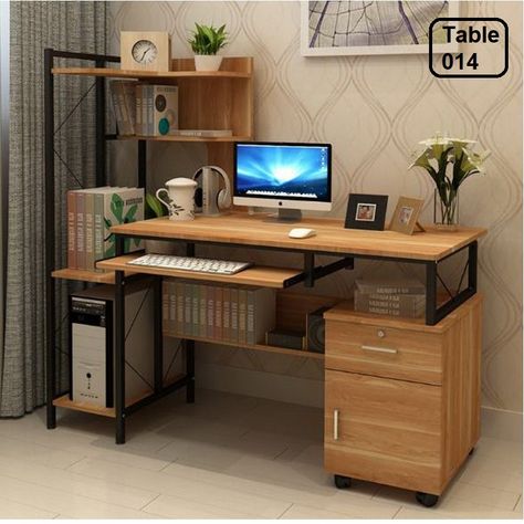 L Shaped Wooden Desk, Custom Computer Desk, Minimalist Computer Desk, Minimalist Desk Lamp, Computer Table Design, Desktop Computer Desk, Desk High, Computer Desk Design, Diy Computer Desk