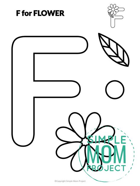 Are you looking for a fun and creative way to teach the uppercase letter F? Use this fun preschool free printable flower letter F learning craft activities. It is an easy way to make learning simple and fun at the same time. Your kindergarten students will also love making this fun printable letter F is for flower craft. Letter F Activity For Kindergarten, F Letter Craft Preschool, F Is For Craft Preschool, F Is For Flower Craft, Letter F Craft Preschool, Letter F Activities For Preschool Crafts, Letter F Arts And Crafts For Preschool, Letter F Preschool Crafts, Letter F Activities For Toddlers