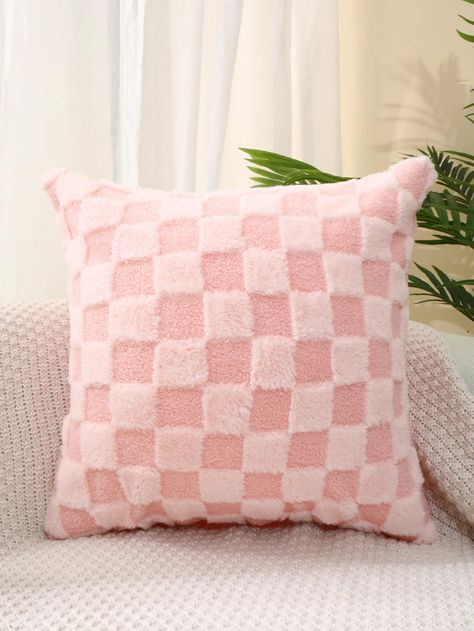 1pc Pink Cushion Cover Without Filler, Fabric Tufted Decor Decorative Throw Pillow Case For Living Room, Home Decor Cute Cushion Covers, Cute Room Decor Minimalist, Cute Astetic Pillows, Pastel Pink Bedroom Decor, Preppy Bedroom Pillows, Pillows For Bed Decorative, Aesthetic Room Items, Room Decor Preppy Aesthetic, Cute Colorful Pillows