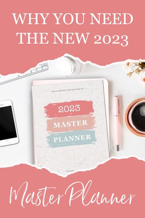 Forget about old-fashioned planners - with the 2023 Master Planner, you'll have everything you need to keep your life organized and achieve your goals all in one place so you can have your best year yet!    

#2023planner #2023masterplanner #printable #printableplanner #2023printableplanner #kraftyplanner Full Focus Planner, Planners 2023, Best Daily Planner, Daily Routine Planner, Unique Planner, Christian Planner, Best Year Yet, Mouse Crafts, Routine Planner