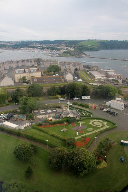 View from the Plymouth Wheel, The Hoe, Plymouth, Devon by Christine Matthews Plymouth Uk, Plymouth Devon, Devon Uk, Uk Travel, Plymouth, Cornwall, Devon, Happy Places, Golf Courses