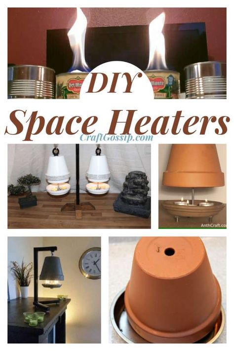 5 DIY Space Heaters To Heat Your Home In An Emergency – Home and Garden Homemade Space Heater, Homemade Heater Diy, Space Heater Diy, Diy Candle Heater, Homemade Heater, Survival Basics, Candle Heater, Homestead Lifestyle, Diy Heater