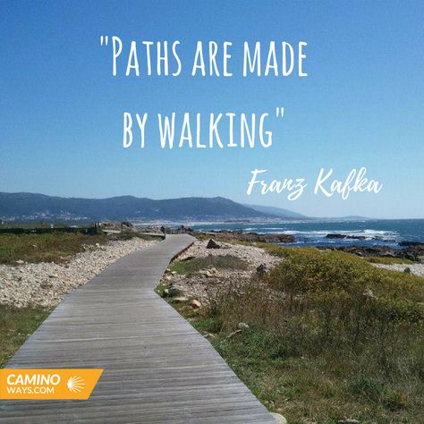 "Paths are made by walking" #franzkafka #quotes #inspiration #walking #travel Nature, Santiago, Love Walking Quotes, Camino De Santiago Quotes Inspiration, Walking Quotes Exercise, Walking Quotes Inspirational, Keep Walking Quotes, Pathway Quotes, Camino Quotes