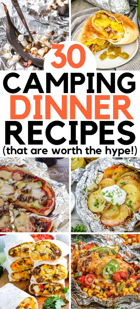 Best campfire recipes that will be enjoyed by adults and kids both. Campfire meals, campfire food, campfire dinner, camping dinner recipes, easy camping food, cheap camping food, camping dinner ideas outdoor cooking, camping dinner ideas for large groups, camping dinner meals, camping dinner recipes for kids, easy camping dinner ideas, camping dinners on blackstone, make ahead camping dinners, cheap dinner ideas, cheap food, cheap meals on a budget. Camp Recipes Easy Outdoor Cooking, Campsite Dinner Ideas, Essen, Cheap Campfire Meals, Camping Meals On The Grill, Fire Pit Meals Camping Foods, Overlanding Food Ideas, Campground Food Ideas, What To Cook While Camping