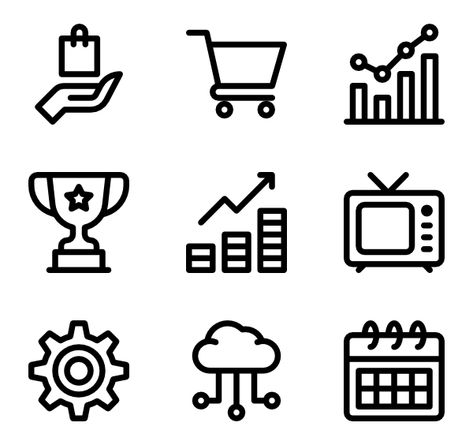 2023 Marketing, Growth Icon, Marketing Plan Infographic, Infographic Ideas, Marketing Icon, Project Work, Free Icon Packs, Basic Design, Free Icon