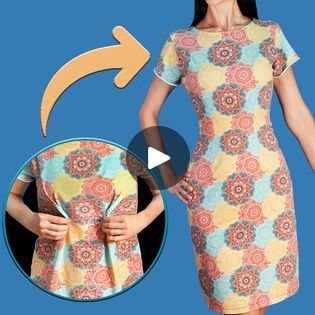 How To Lengthen A Dress, How To Alter A Dress, How To Take In A Dress, How To Make A Dress Tighter, Dress Too Big Hacks No Sew, Sewing Machine Hacks, How To Downsize, Simple Sewing Projects, Sewing Jeans