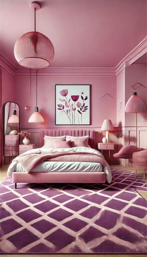 What Color Carpet Goes Well With Pink Walls? 15 Top Picks 32 Dusky Pink Bedroom, Hot Pink Bedrooms, Light Pink Bedrooms, Dusty Pink Bedroom, Blue And Pink Bedroom, Blush Pink Bedroom, Taupe Bedroom, Pink Bedroom Design, Pink Bedroom Decor