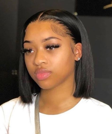 Bob Lace Front Wigs, Remy Human Hair Wigs, Hair Laid, Short Bob Wigs, Front Lace Wigs Human Hair, Baddie Hairstyles, Natural Hair Color, Lace Frontal Wig, Frontal Wigs