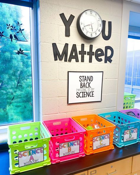 You Matter. Science classroom decor. Middle school science classroom. Science lab decor. 7th Grade Science Classroom, Josie Bensko, Science Room Decor, Middle School Classroom Themes, Science Classroom Decor, High School Science Classroom, Elementary Science Classroom, Elementary Classroom Themes, Classroom Decor Middle