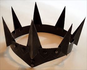 Evil Queen Crown, Evil Queen Costume, Couronne Diy, Crown Template, Evil Queens, Dark Queen, Diy Crown, Folding Origami, Queen Costume