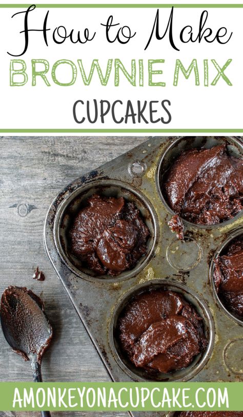 Cupcakes are a treat that no one can really resist – even when on a strict diet as it may jolly well be a part of the cheat day. They can be made from just about every type of box mix you see in the supermarkets and can be altered to suit your style and taste. #cupcakes #browniecupcakes #cakemixbrownies How To Make Brownie Cupcakes, Brownie Mix Cupcakes Recipes, Brownie Mix Muffins, Cupcakes Using Box Mixes, Brownie Muffins From Mix Boxes, Brownie Cupcakes Recipes, Brownies In Cupcake Pan, Brownie Mix Cupcakes, Brownie Cupcakes From Mix Boxes