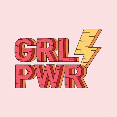 Girl Power Stickers, Girl Power Tattoo, Power Tattoo, Power Wallpaper, Girl Power Quotes, Grl Pwr, Deathstroke, Black Canary, Photo Wall Collage