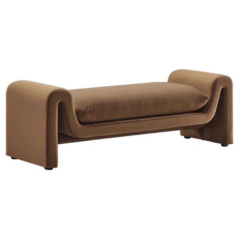 Wade Logan® Brentleigh Upholstered … curated on LTK Villa Marrakech, Accent Bench, Velvet Bench, Fabric Bench, Furniture Bed, Bedroom Bench, Modern Bench, Modway Furniture, Upholstered Bench