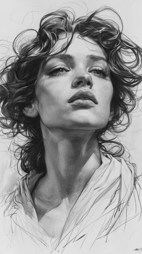 Portrait Drawing Tips, Monochrome Portrait, Pencil Portrait Drawing, Private Library, 얼굴 드로잉, 얼굴 그리기, Portraiture Drawing, White Drawing, Charcoal Art