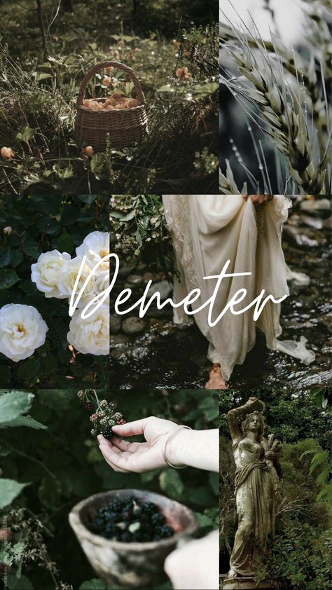 Demeter Goddess Aesthetic, Greek Gods And Goddesses Aesthetic, Demeter Greek Mythology, Demeter Aesthetic, Ceres Goddess, Demeter Goddess, Apollo Greek, Greece Mythology, Greek Memes