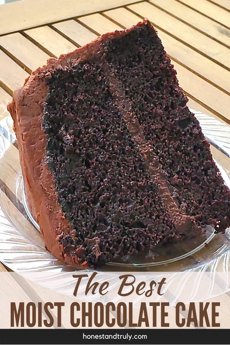 Best Chocolate Cake Recipe Moist Easy, How To Make A Chocolate Cake Recipes, Firm Chocolate Cake Recipe, 2 Layer Chocolate Cake Recipes, Chocolate Cake And Frosting Recipe, How To Make A Homemade Chocolate Cake, Light And Fluffy Chocolate Cake Recipe, Very Moist Chocolate Cake Recipes, Chocolate Cake With Chocolate Buttercream Frosting