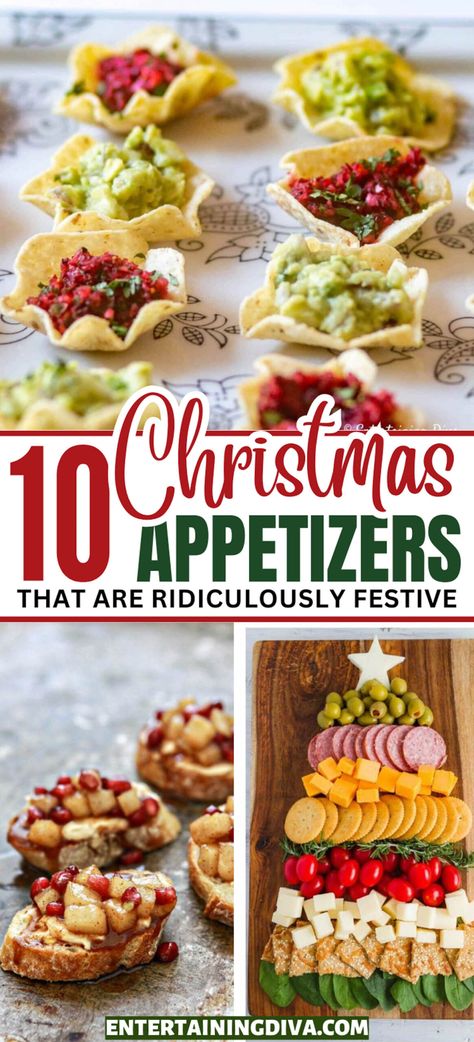 The Best Holiday Party Appetizers for a Crowd | Christmas Food and Drinks Appiterzers For Christmas, Easy Apps For Christmas Party, Easy Christmas Party Food Appetizers, Christmas Party Appetizers Make Ahead, Filling Christmas Appetizers, Christmas Apps For Party, Christmas Appetizers Room Temperature, Christmas Party Orderves Simple, Light Holiday Appetizers