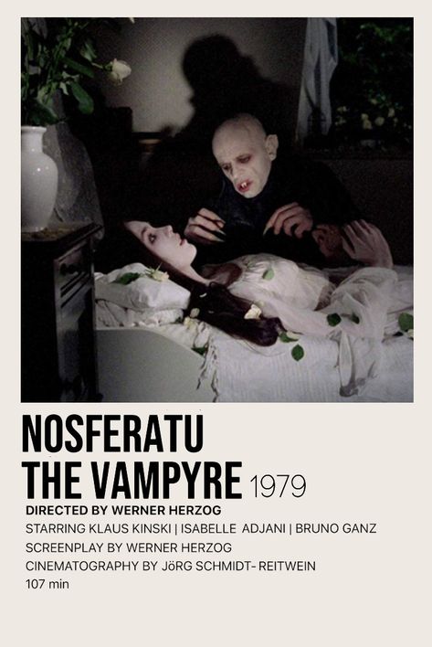 Nosferatu Movie Poster, Nosferatu The Vampyre 1979, Nosferatu Poster, Gothic Movies List, Nosferatu Aesthetic, Gothic Films, Vampire Movies List, Nosferatu The Vampyre, Gothic Movies