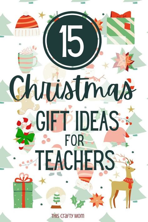 Looking for the perfect Christmas teacher gift idea? Check out this post with an easy Christmas Teacher gift idea. It even includes a free Christmas printable. For more Christmas teacher gift ideas be sure to check out thiscraftymom.com Teacher Christmas Gifts From Students, Inexpensive Teacher Gifts For Christmas, Gift Ideas For Teachers Christmas, Christmas Gift Ideas For Teachers Cheap, Teachers Xmas Gift Ideas, Teacher Christmas Gifts From Class, Best Christmas Gift For Teachers, Creative Christmas Gifts For Teachers, Winter Teacher Gifts