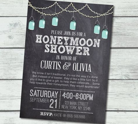 15 Classy Ways to Ask for Money for Your Honeymoon Fund via Brit + Co Honeymoon Shower Invitation Wording, Honeymoon Shower Invitation, Honeymoon Shower Ideas, Honeymoon Fund Shower, Honeymoon Shower, Bridal Shower Invitation Wording, Honeymoon Tips, Couple Wedding Shower, Honeymoon Fund