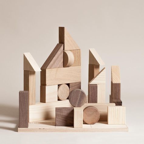 Thinking Blocks 🤔 Designed by @fuzzco. Built by us. Now available at the @pretendstore! Wood Kids Toys, Sand Crafts, Kids Wooden Toys, Toy Blocks, Kids Wood, Block Toys, Heart For Kids, Wooden Gifts, Wood Toys